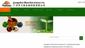 What Phytochem-sciences.com website looked like in 2018 (5 years ago)