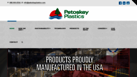 What Petoskeyplastics.com website looked like in 2018 (5 years ago)
