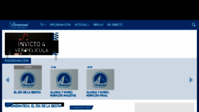 What Paramountnetwork.es website looked like in 2018 (5 years ago)