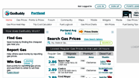 What Portlandgasprices.com website looked like in 2018 (5 years ago)