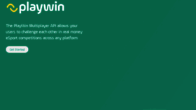 What Playwin.me website looked like in 2018 (5 years ago)