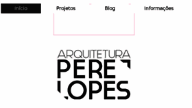 What Perelopesarquitetura.com website looked like in 2018 (5 years ago)