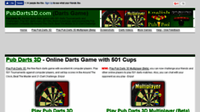 What Pubdarts3d.com website looked like in 2018 (5 years ago)