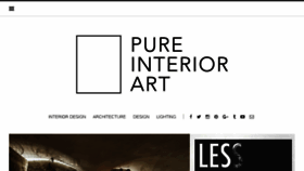 What Pureinteriorart.com website looked like in 2018 (5 years ago)