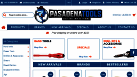 What Pasadenatools.com.au website looked like in 2018 (5 years ago)