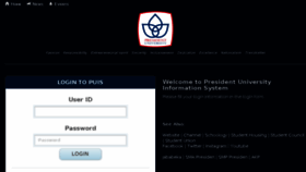 What Puis.president.ac.id website looked like in 2018 (5 years ago)