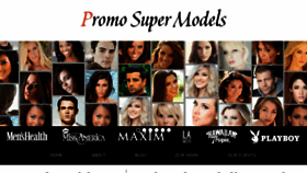 What Promosupermodels.com website looked like in 2018 (5 years ago)