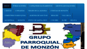 What Parroquiademonzon.es website looked like in 2018 (5 years ago)