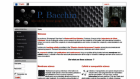 What Patricebacchin.fr website looked like in 2018 (5 years ago)