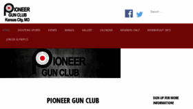 What Pioneergunclub.org website looked like in 2018 (5 years ago)