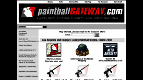 What Paintballgateway.com website looked like in 2018 (5 years ago)