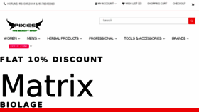 What Pixies.in website looked like in 2018 (5 years ago)