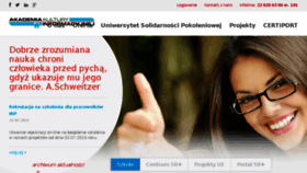What Podyplomowe.edu.pl website looked like in 2018 (5 years ago)