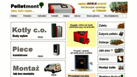 What Pelletmont.pl website looked like in 2018 (5 years ago)