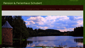 What Pension-schubert-kirchberg.de website looked like in 2018 (5 years ago)