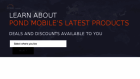 What Pondmobile.com website looked like in 2018 (5 years ago)