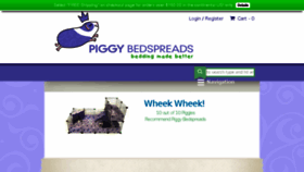 What Piggybedspreads.com website looked like in 2018 (5 years ago)
