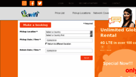 What Pocwifi.com website looked like in 2018 (5 years ago)