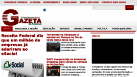 What Portalgazetadoamazonas.com.br website looked like in 2018 (6 years ago)