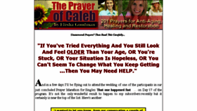 What Prayerofcaleb.com website looked like in 2018 (5 years ago)