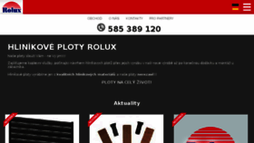 What Ploty-rolux.cz website looked like in 2018 (5 years ago)
