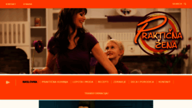 What Prakticnazena.tv website looked like in 2018 (5 years ago)