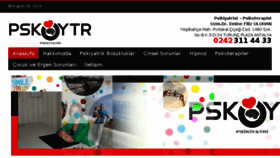 What Psikoterapipsikiyatri.com website looked like in 2018 (5 years ago)
