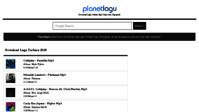 What Planetlagu8.wapku.net website looked like in 2018 (5 years ago)