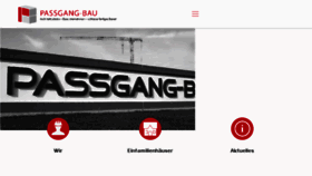 What Passgang-bau.de website looked like in 2018 (5 years ago)