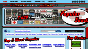 What Popularseeds.com website looked like in 2018 (5 years ago)