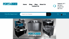 What Portable-sink.com website looked like in 2018 (5 years ago)