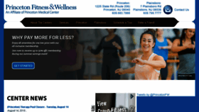 What Princetonfitnessandwellness.com website looked like in 2018 (5 years ago)