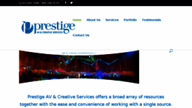 What Prestigeav.com website looked like in 2018 (5 years ago)