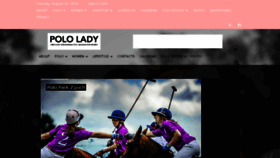 What Polo-lady.com website looked like in 2018 (5 years ago)