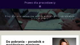 What Prawodlapracodawcy.pl website looked like in 2018 (5 years ago)