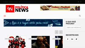 What Politicanews.com.br website looked like in 2018 (5 years ago)