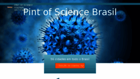 What Pintofscience.com.br website looked like in 2018 (5 years ago)