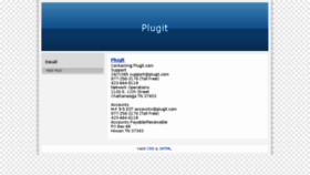 What Plugit.com website looked like in 2018 (5 years ago)