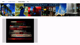 What Photographyintro.com website looked like in 2018 (5 years ago)