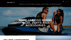 What Parts.sea-doo.com website looked like in 2018 (5 years ago)