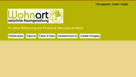 What Parkett-naturbaustoffe.de website looked like in 2018 (5 years ago)
