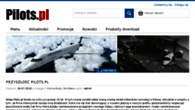 What Pilots.pl website looked like in 2018 (5 years ago)