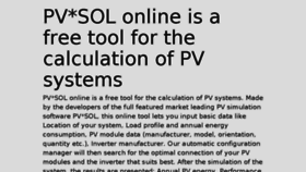 What Pvsol-online.valentin-software.com website looked like in 2018 (5 years ago)