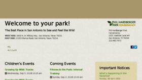 What Philhardbergerpark.org website looked like in 2018 (5 years ago)