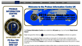 What Probusworld.com website looked like in 2018 (5 years ago)
