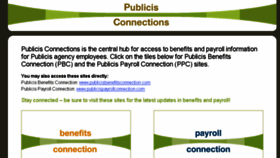 What Publicisconnections.com website looked like in 2018 (5 years ago)