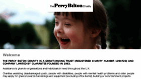What Percy-bilton-charity.org website looked like in 2018 (5 years ago)