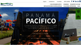 What Panamapacifico.com website looked like in 2018 (5 years ago)