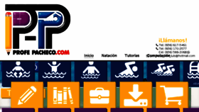 What Profe-pacheco.com website looked like in 2018 (5 years ago)