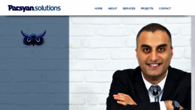 What Parsyan.solutions website looked like in 2018 (5 years ago)